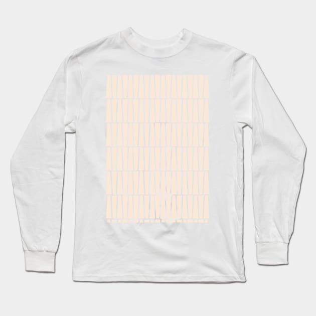 Soft Pink Atomic Age MCM Blocks Long Sleeve T-Shirt by tramasdesign